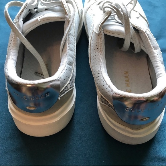 Cole Haan Grand leather python snake print shoe sneakers. - Picture 8 of 10